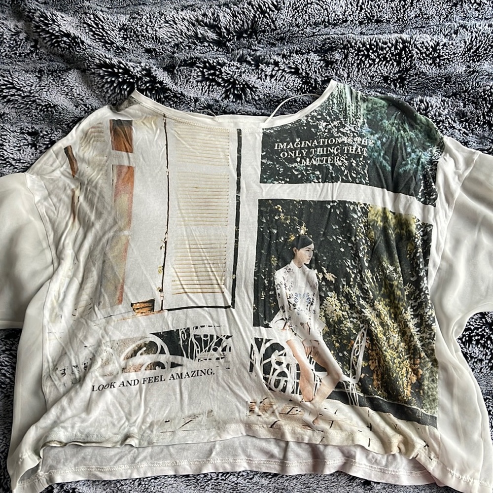 Semi Sheer Crop Top For Women